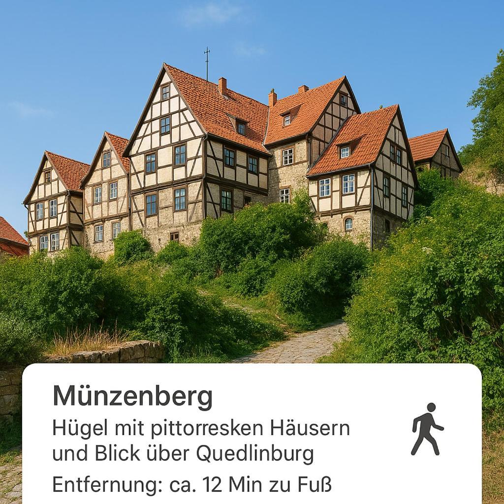 Harzer Fachwerkstube Quedlinburg Apartman Kültér fotó